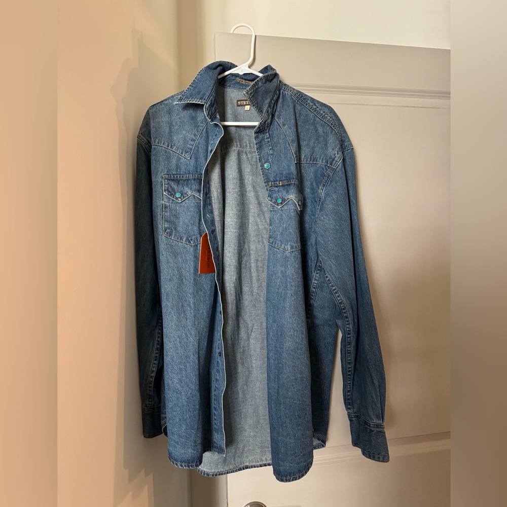 Men’s Stetson Jean button down